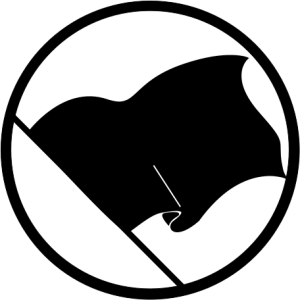 The black flag represents the absence of a flag, and thus stands in opposition to the very notion of nation-states. In that light, the flag can be seen as a rejection of the concept of representation, or the idea that any person or institution can adequately represent a group of individuals.