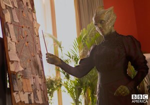 Madame Vastra doin' her thing.